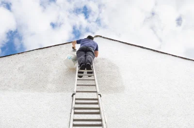 Peinture extérieure à Trévières — façades et ravalement